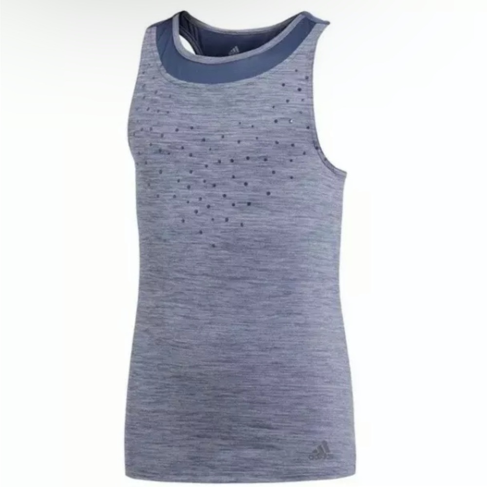 NWT Adidas Girls Racerback Tank XL Blue New with Tags Summer tank